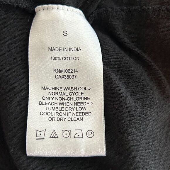 Joe's Collection Women's Millie Tee Black Lace Short Sleeve Top Size S - Picture 7 of 9